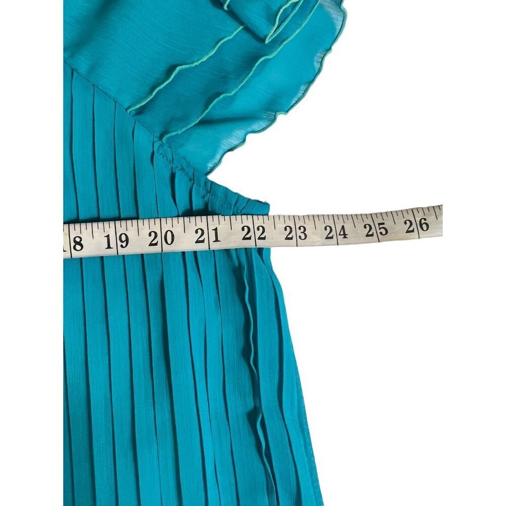 Zac & Rachel Women's Turquoise Blouse - Picture 5 of 6